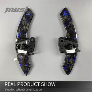 Volante de fibra de carbono de estilo deportivo personalizado para <span class=keywords><strong>Volkswagen</strong></span> VW <span class=keywords><strong>MK8</strong></span> 2020-2025 Golf 8 GTI <span class=keywords><strong>R</strong></span> Touareg Jetta Tiguan CC Passat - Product Image 4