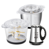 Nouveau hachoir électrique 2-en-1 pour légumes et aliments, robot culinaire 3L avec bol, coupe-légumes de cuisine