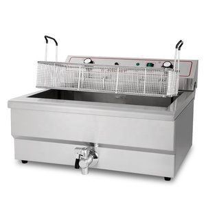 <span class=keywords><strong>เครื่อง</strong></span>ทอดแบบตั้งโต๊ะขนาดใหญ่ 25 ลิตร สแตนเลส สำหรับไก่ ไก่งวง โดนัท คอร์นด็อก แบบอุตสาหกรรม - Product Image 3