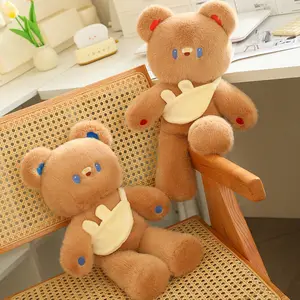 Mainan hewan boneka desain lucu baru boneka Bib Beruang boneka indah mewah