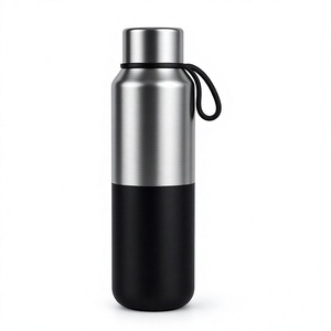 Custom Logo 500ml Stainless Steel Vacuum Insulated Water Bottle BPA Free Handle Double <b>Wall</b> Flask Gift Cup for Presents 12-24 - Product Image 3