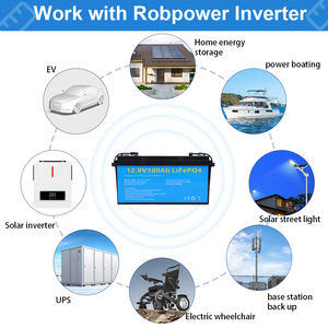 Лидер продаж, 12 В, 24 В, 50ах-200 А/ч, литий-ионная солнечная батарея LiFePO4 с батарейным аккумулятором большой емкости - Product Image 5