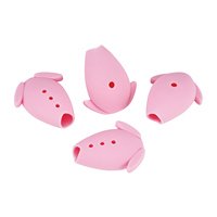 Couvre-pailles en silicone en forme d'animaux mignons, matériau de qualité alimentaire, bouchon de paille réutilisable, fabricant de pièces en silicone personnalisées
