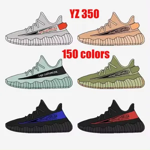 150 couleurs YZ 350 V2 baskets de haute qualité avec logo personnalisé livraison directe sport rétro décontracté hommes femmes chaussures de course à la mode