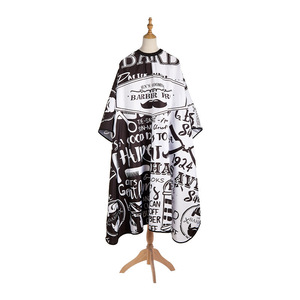 Wanmei Hairdressing Cape Anti-static Black And <b>White</b> For Salon Home Use Waterproof Non-stick Cutting <b>Apron</b> - Product Image 1