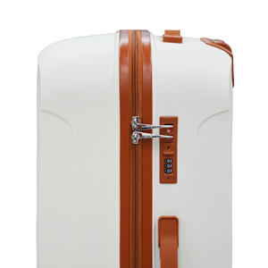 Alta Qualidade Personalizado 20 24 28 Polegada PP & ABS Trolley Bagagem Bag Set Durável 4-Wheel Spinner Mala para Viagem de Negócios - Product Image 4