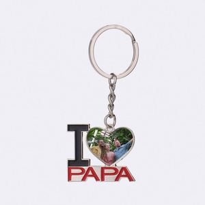 Llavero Metálico Personalizable con Foto para el Día de San Valentín, Regalo para Mamá, Venta al Por Mayor, Impresión por Transferencia de Calor - Product Image 4