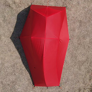 Colore rosso 1 persona uomo ultraleggero impermeabile leggero zaino in spalla tenda per Trekking campeggio <span class=keywords><strong>montagna</strong></span> - Product Image 4