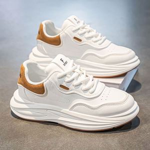 Chaussures pour hommes, chaussures de sport décontractées en maille respirante pour l'été, chaussures tendance à semelle épaisse pour augmenter la taille, pour étudiants - Product Image 4
