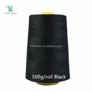 Benang poliester tebal Medium 40S/2 20S/3 untuk bagasi pakaian Flatbed berlapis benang Pagoda 100% poliester mentah untuk tenun - Product Image 2