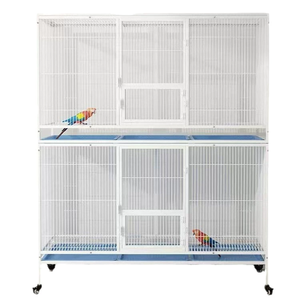 Sistema de Jaulas Metálicas Apilables de Alta Resistencia para Cría de Aves, Comercial, con Nido/Caja de Cría para Palomas, Canarios y Pinzones, Precio al por Mayor - Product Image 1