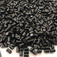 Granulés de plastique recyclé PE de qualité soufflage de polyéthylène HDPE, recyclé à basse pression, pour tuyaux, boîtes à outils, matériaux recyclés PO