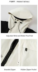 Design Fashion Waterproof <b>Jacket</b> Windproof <b>Jacket</b> Custom Sportswear Fall Outdoor Softshell <b>Jackets</b> - Product Image 4