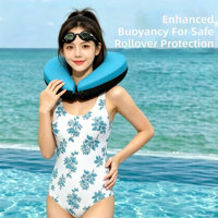 Bouée de natation pour enfants, flotteur de bras en PVC non gonflable, aide à la natation pour enfants de 0 à 12 ans, sécurité, séchage rapide, légère, plage, été