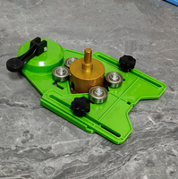 Localisateur de positionnement réglable pour carreaux en céramique, verre et briques, avec fixation par ventouse pour trous ouverts et perçage diamanté