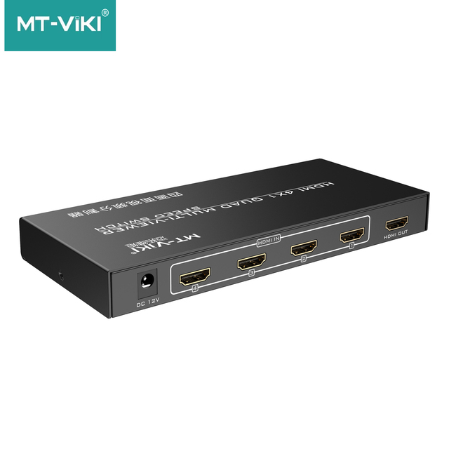 Factory Direct Sale Mt-Sw041-B 4X1 Hdmi Quad Multi-Viewer 4*1 Quad Screen Video Splitter