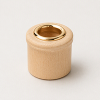 Couvercle de diffuseur d'aromathérapie en bois massif personnalisé, bouchon en bois pour bouteille d'huile parfumée personnalisée, accessoires écologiques pour la fragrance d'intérieur