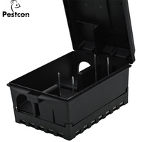Piège à souris à rat réutilisable et écologique sans cruauté Boîte de station d'appât Lutte antiparasitaire durable pour la sécurité à domicile et la pelouse