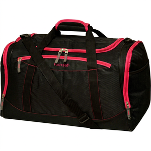 Sac de sport en polyester imperméable personnalisé OEM, fermeture à glissière, 55x30x32cm, pour la salle de sport, les activités de plein air, les voyages - Product Image 1