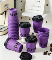 Gobelet à café et thé à double paroi, personnalisé avec logo, écologique, compostable, jetable, de qualité alimentaire, pour boissons chaudes, isolation renforcée