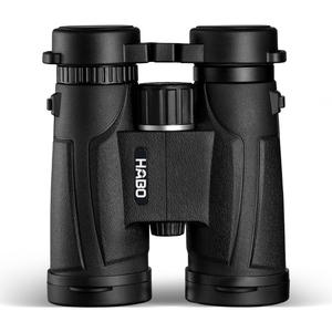 Jumelles Habo 10x42 à tube droit, haute magnification, vision nocturne HD, faible luminosité, portables pour les voyages - Product Image 4