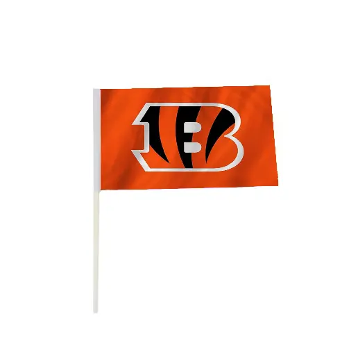 Cincinnati Bengal Tiger Detém Bandeira Ondas Bandeira Decora Bandeira