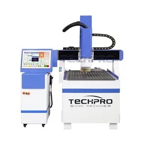 Techpro CNC mini Router ATC nước làm mát trục chính máy 6090 đa chức năng mini cho gỗ MDF