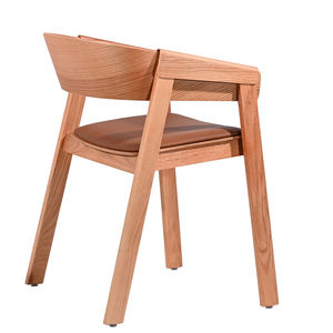 लिविंग रूम, होटल, प्रीमियम आराम के लिए ठोस लाल ओक लकड़ी की कुर्सी फ्रेम - Product Image 3