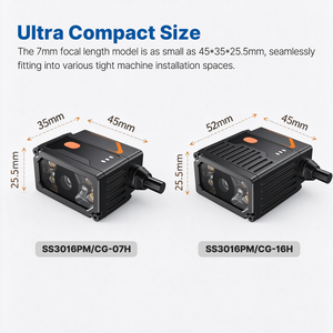 Sensore di Visione Intelligente AI Tutto in Uno SS3016 IP65 con Luce Integrata, Telecamera Industriale Intelligente Senza Codifica per Ispezione e Misurazione Parti - Product Image 4