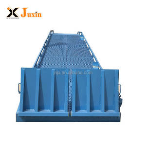 Regolabile <span class=keywords><strong>Mobile</strong></span> <span class=keywords><strong>5</strong></span>-15t Magazzino Idraulico Giardino Rampa per Riva di Carico per il Carrello elevatore - Product Image 1