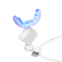 Kits de blanqueamiento dental personalizados, kit de higiene bucal con luz azul, sin peróxido, logo privado, venta al por mayor