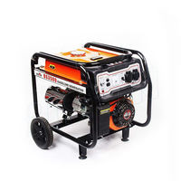 Générateur à essence BISON BS3500 6,5 CV 196 cm³ certifié CE/ISO, réservoir de carburant de 15 L, portable, AC 220V/50Hz-380V/50Hz