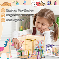 100 Pièces Boîte en Plastique Mini Blocs Magnétiques Version Portable Ensemble de Blocs de Construction pour Pâtisserie Jouets Sensoriels STEM pour Tout-petits Cadeaux pour Enfants