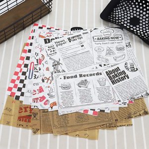 Custom-Made <b>Greaseproof</b> Craft <b>Paper</b> (100% Virgin Wood Pulp) Silicone Coated Pizza Sandwich Burger Cake Bread Wrapping Custom - Product Image 6