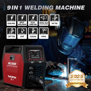 Nueva Máquina de Soldar Portátil Multiproceso ARCCAPTAIN MIG205MP de Acero Inoxidable con Aplicación IControl, Pistola de Soldadura, 8.5KVA, 30-205A - Product Image 5