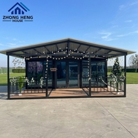 Casa Contenedor Modular Prefabricada de Lujo de 20 pies, Expandible, de Doble Ala, Moderna, Plegable, Portátil, Casa Pequeña Móvil, Casa de Huéspedes