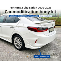 Aileron de coffre arrière pour Honda City Berline, kit carrosserie RHD, accessoires de hayon extérieur type bec de canard