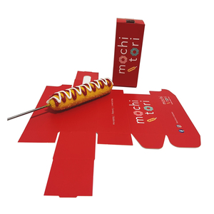 Vente en gros personnalisé Emballage de frites en papier de qualité alimentaire biodégradable entièrement imprimé Boîte de maïs coréen pour chien avec logo - Product Image 5