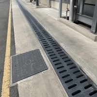 Couvercle de tranchée en PRF de 200 mm de largeur, haute capacité de charge, pour drainage routier et projets municipaux urbains