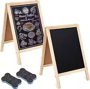 Sinh Thái Thân Thiện Với Khách Sạn Bar Nhà Hàng Ngoài Trời Một Khung Bằng Văn Phòng Hội Đồng Quản Trị Bằng Gỗ Bảng Bảng Đen Quảng Cáo Với Biểu Tượng Tùy Chỉnh - Product Image 6