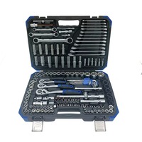 Juego de Herramientas Nuevo de Alta Calidad, 151 Piezas, Acabado Mate Níquel Perlado, Personalizable para Mecánica, Hogar, Reparación de Autos, Motocicletas y Bicicletas, Juego de Herramientas OEM
