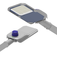 Farola LED Inteligente con Control Remoto de 20W-240W, Soluzled ASL28 Pro, Clasificación IP66, Aplicación en Carreteras, Alimentación CA, Sensor de Movimiento