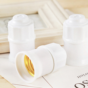 E27 LED giữ đèn với vít cơ sở nhựa xoắn ốc treo mặt dây chuyền cho chiếu sáng nhà cao cấp đèn căn cứ & chủ sở hữu - Product Image 2