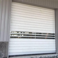 Portes de sécurité enroulables en aluminium industrielles, portes spirales à grande vitesse, vente en gros par le fabricant