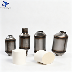 替换用陶瓷蜂窝催化剂基材，镀铂铑钴，高流量通用芯，用于催化转换器维修，全新 - Product Image 5