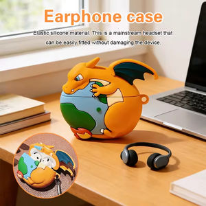 Étui de protection gaufré motif <span class=keywords><strong>Dragon</strong></span> de feu transfrontalier pour <span class=keywords><strong>AirPods</strong></span> Pro 3 et <span class=keywords><strong>AirPods</strong></span> 1/3/4 générations - Product Image 3