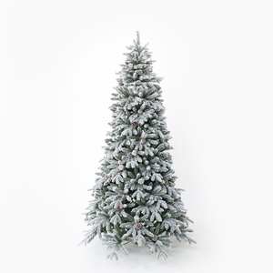 Árbol de Navidad Nevado Artificial Realista con Nieve para Decoración del Hogar - Product Image 2