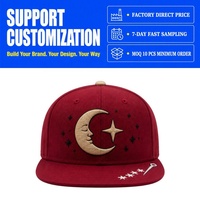 Gorras con Logotipo Personalizado 2026, Nuevas Gorras Hip Hop de 6 Paneles con Visera Plana, Gorras Ajustadas de Color Sólido para Uso Casual, para Hombres y Mujeres