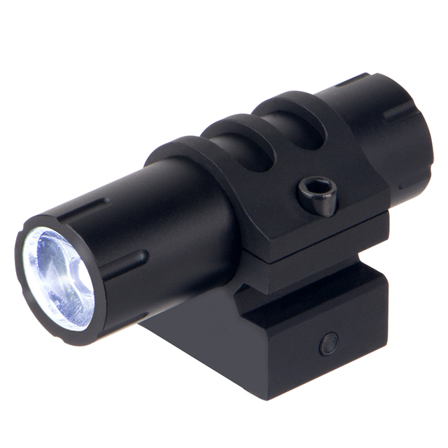 Mini-LED-Clip-on-Taschenlampe 120 Lumens Tactical Handheld Multi-Purpose Flashlight with Mount and Detachable  Switch