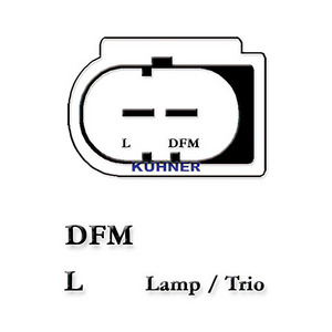 Alternador compatible con VW BORA 1.6 Gasolina (KW: 74, HP: 100) de 05-1999 a 05-2005 KUHNER 301378RI NUEVO - Product Image 3